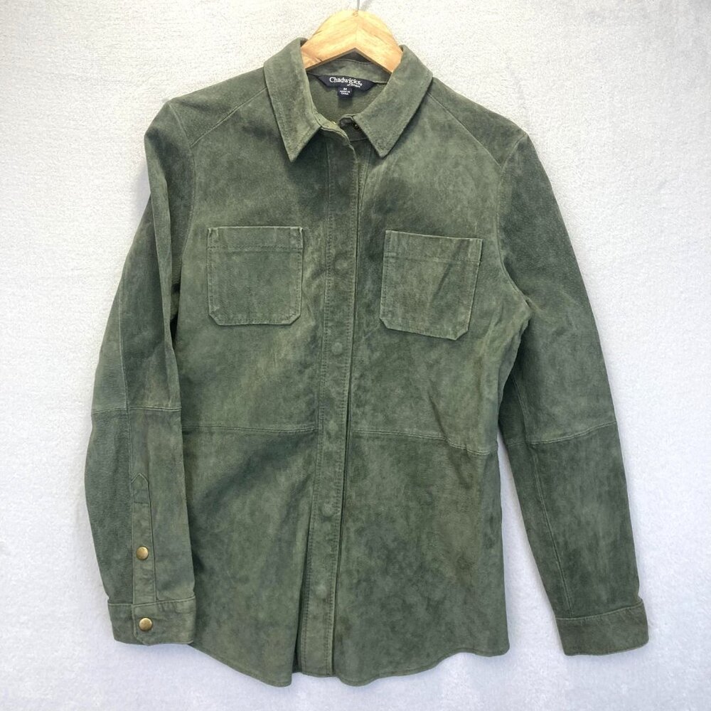 Chadwicks Green Leather Jacket